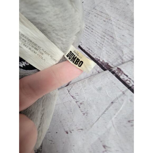 Walt Disney World Dumbo the Flying Elephant Stuffed Animal Plush w/ Feather 8in - Picture 5 of 9